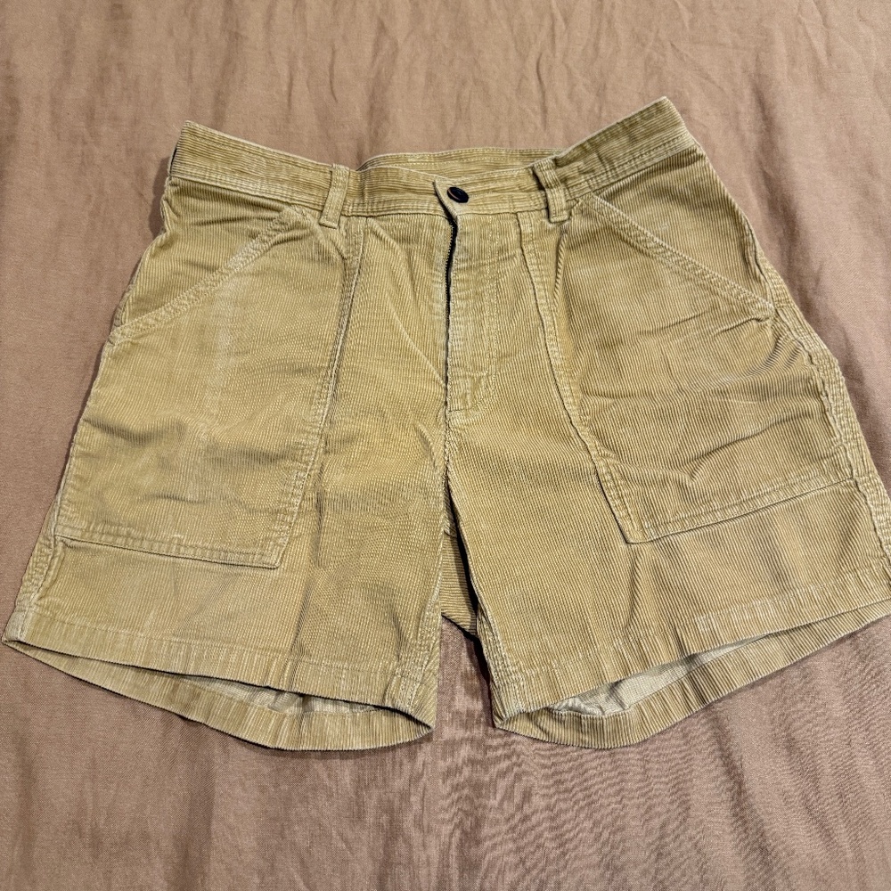 Patagonia Corduroy Short, Khaki, Waist 33